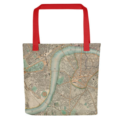 London Tote Bag - Ein einzigartiger Tragetasche mit alten Karten von London (Charles Booth, C&J Greenwood, John Rocque) 