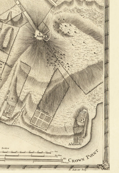 Old Map of New York in 1775 by John Rocque - Rare American Revolution War Wall Art - Greenwich, Columbia, Manhattan - British Military Plan