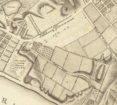 Old Map of New York in 1775 by John Rocque - Rare American Revolution War Wall Art - Greenwich, Columbia, Manhattan - British Military Plan