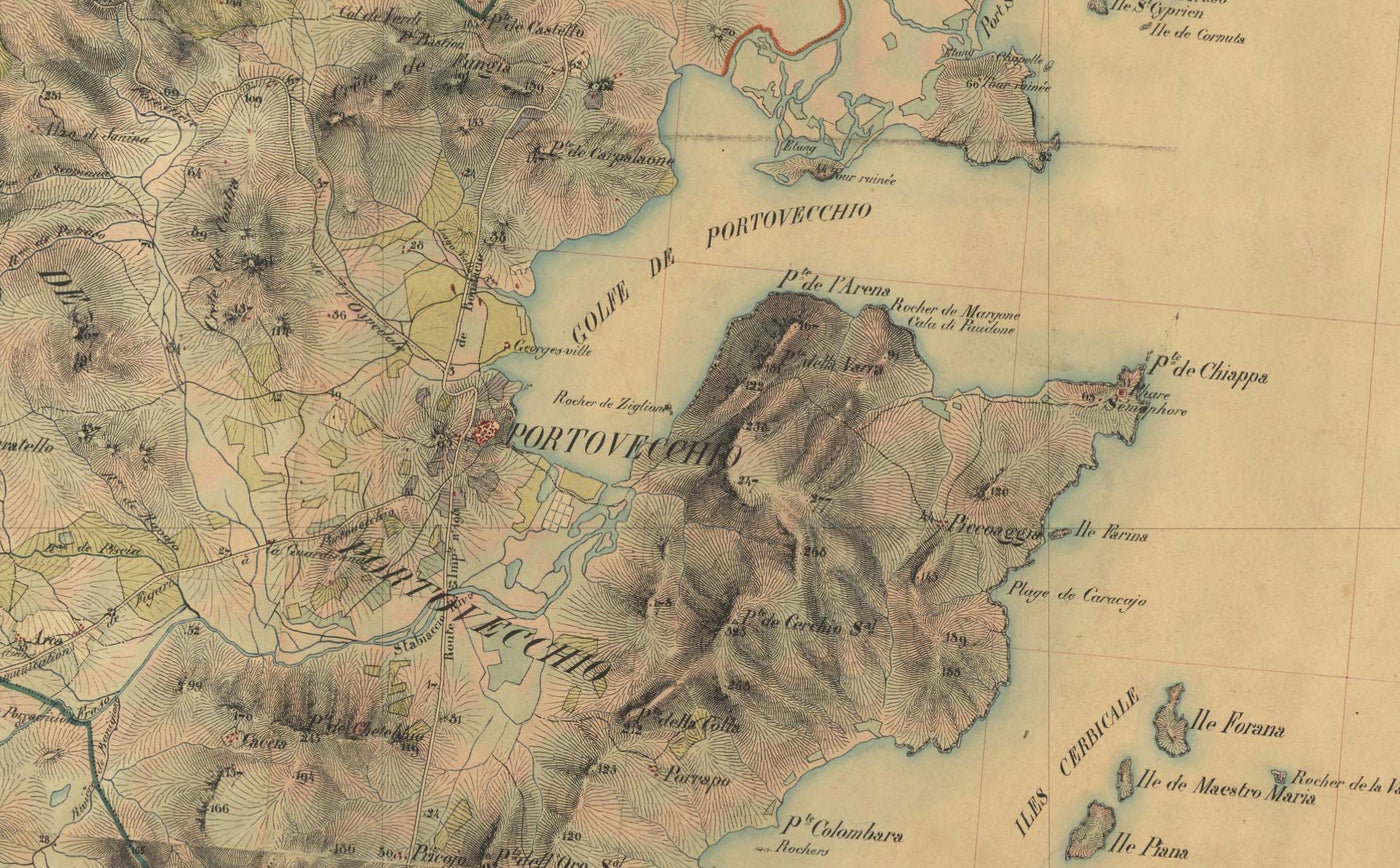 Custom Old Map of France - Make Your Own 1800s French General Chart (Carte de l'état-major)