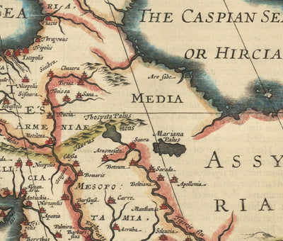 Alter Römisches Reich Weltkarte, 1626 von John Speed - Seltene Wandkunst des Westlichen und Byzantinischen 