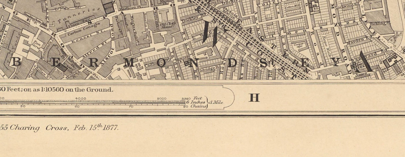 Old Map of City of London by Edward Stanford, 1862 - London Bridge, St Pauls, Liverpool St, Bank, Finsbury, Southwark - EC1, EC2, EC3, EC4, E1, E1W, SE1, SE16