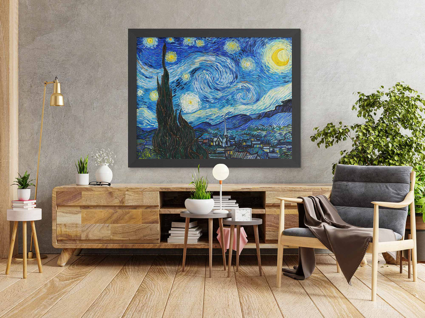The Starry Night by Vincent van Gogh, 1889