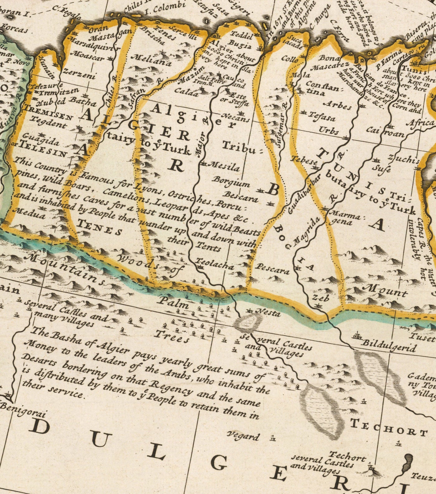 Old Map of Ottoman Empire, 1714 by Herman Moll - Turkish Empire - South Europe, North Africa, Balkans, Middle East