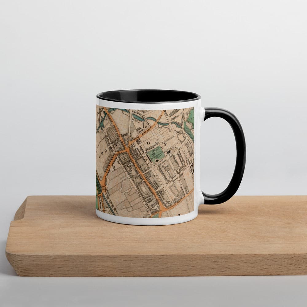 Camden Becher - Einzigartiger 330ml (11oz) Becher mit C&J Greenwoods Farbkarte von London aus dem Jahr 1830 