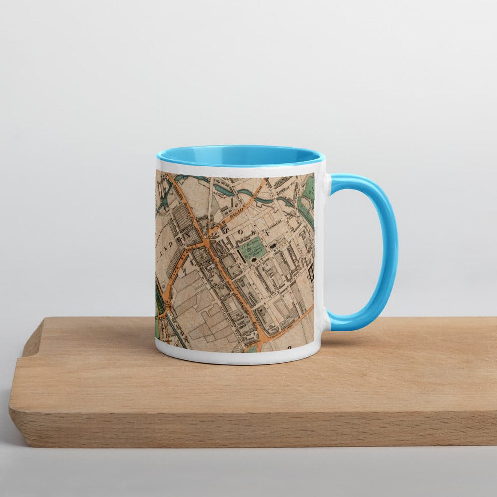 Camden Becher - Einzigartiger 330ml (11oz) Becher mit C&J Greenwoods Farbkarte von London aus dem Jahr 1830 