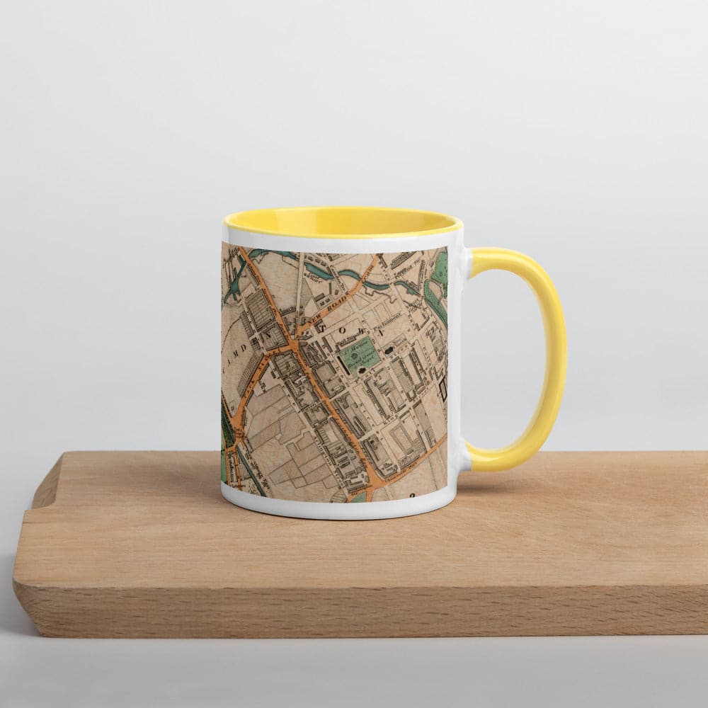 Camden Becher - Einzigartiger 330ml (11oz) Becher mit C&J Greenwoods Farbkarte von London aus dem Jahr 1830 