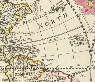 Mapa del Viejo Mundo desde 1671 por Richard Blome - First Inglés World Atlas Wall Chart