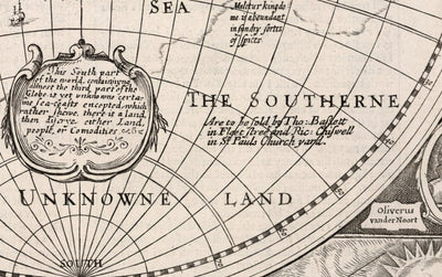 Mapa del Atlas del Viejo Mundo desde 1651 por John Speed ​​- Raro Monochrome Copperplate Chart