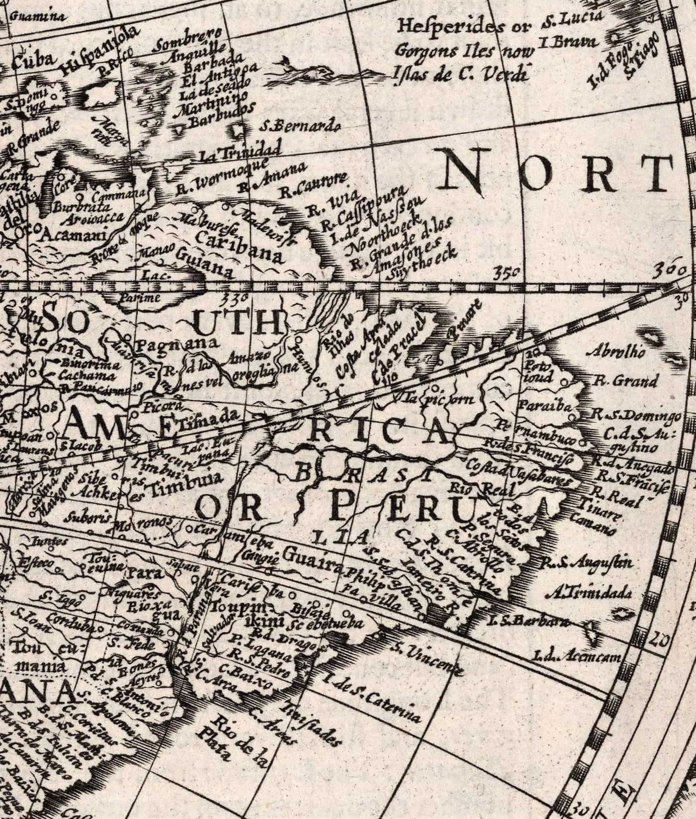 Mapa del Atlas del Viejo Mundo desde 1651 por John Speed ​​- Raro Monochrome Copperplate Chart